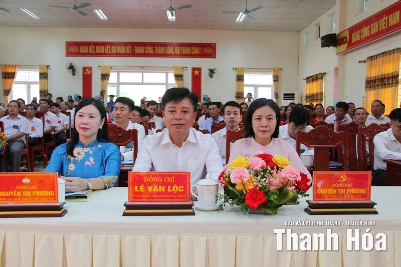 Đại hội đại biểu MTTQ xã Hoằng Lộc lần thứ I, nhiệm kỳ 2025-2030