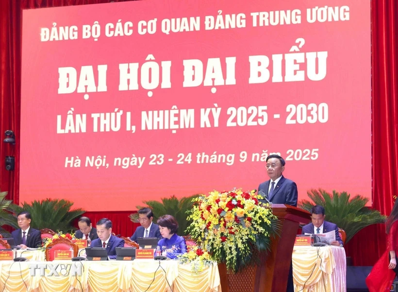 Khai mạc Đại hội đại biểu Đảng bộ các cơ quan Đảng Trung ương lần thứ nhất