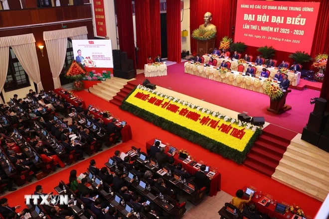 Khai mạc Đại hội đại biểu Đảng bộ các cơ quan Đảng Trung ương lần thứ nhất