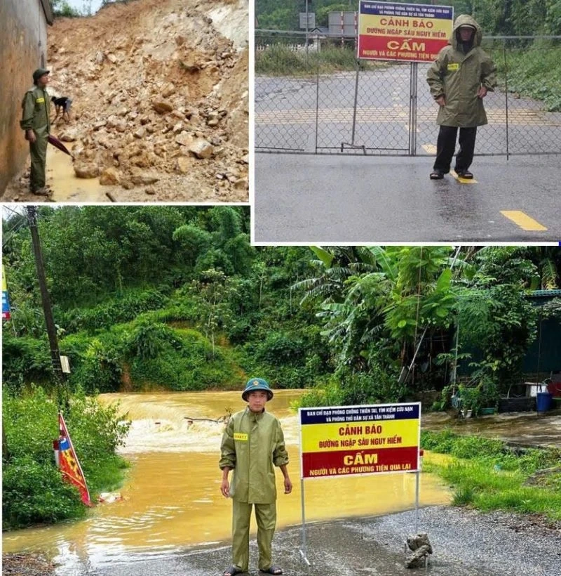 Công an các xã miền núi Thanh Hóa chủ động ứng phó mưa bão, đảm bảo an toàn cho người dân