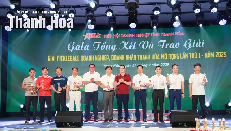 Giải Pickleball Doanh nghiệp, Doanh nhân Thanh Hóa thành công tốt đẹp