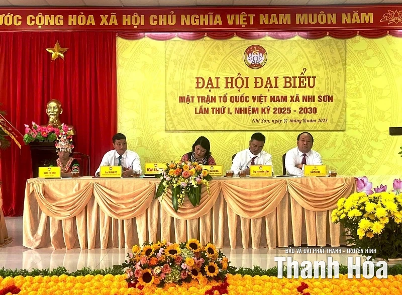 Đại hội đại biểu MTTQ xã Nhi Sơn lần thứ I, nhiệm kỳ 2025-2030
