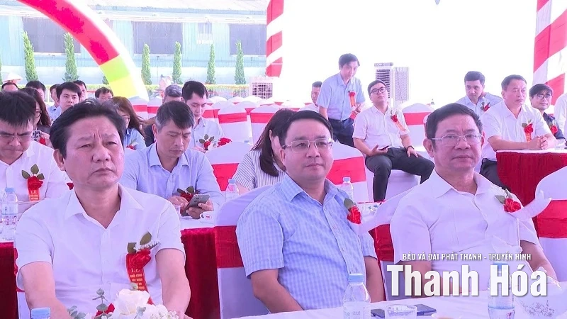 Lễ khởi công xây dựng dự án mở rộng nhà máy sản xuất bao bì Thái Yên xã Tân Ninh