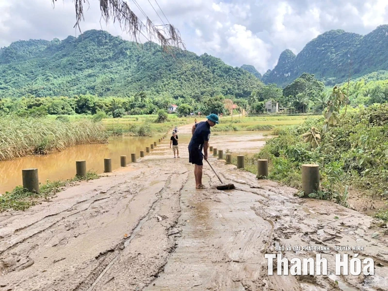 65 hộ dân thôn Mật Thành, xã Quý Lương bị cô lập