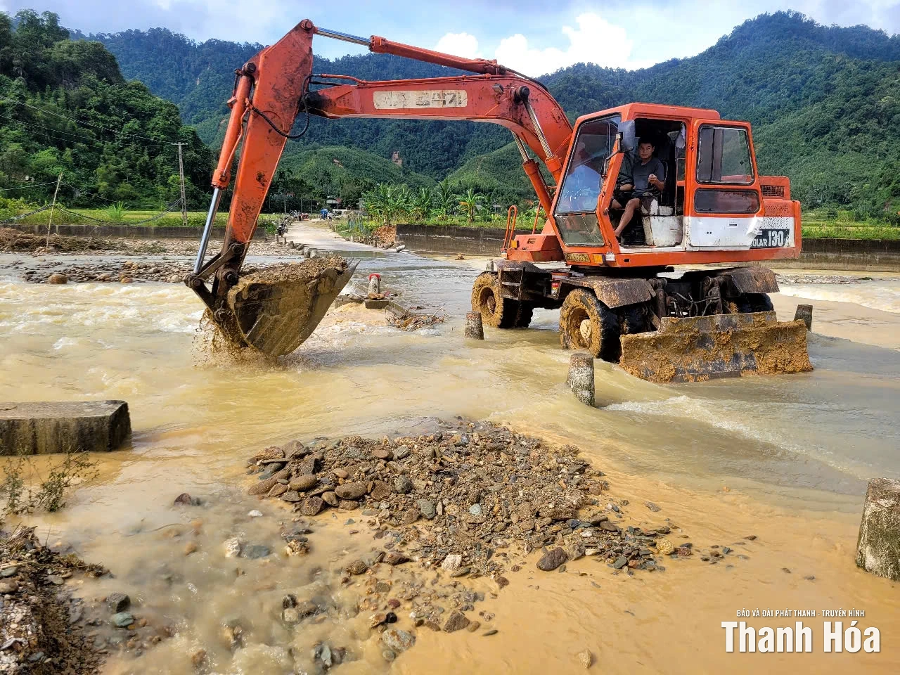 Xã Thanh Quân khẩn trương khắc phục hậu quả sau bão