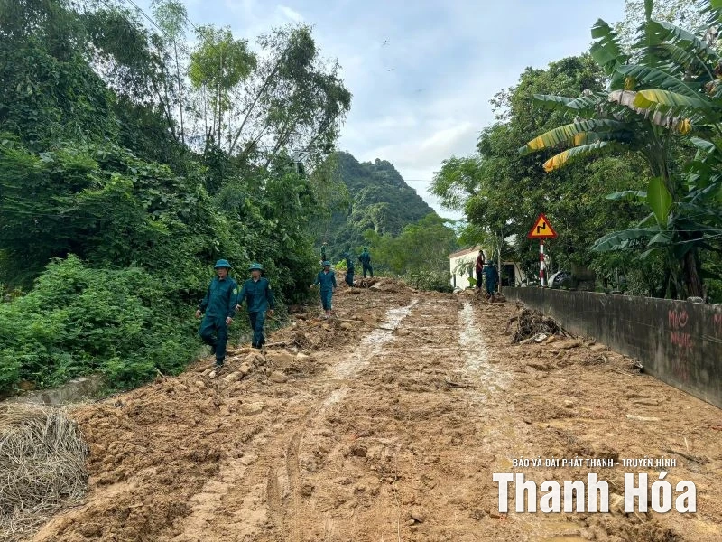 Thôn Chiềng Chanh (Cẩm Thạch) sạt lở nghiêm trọng