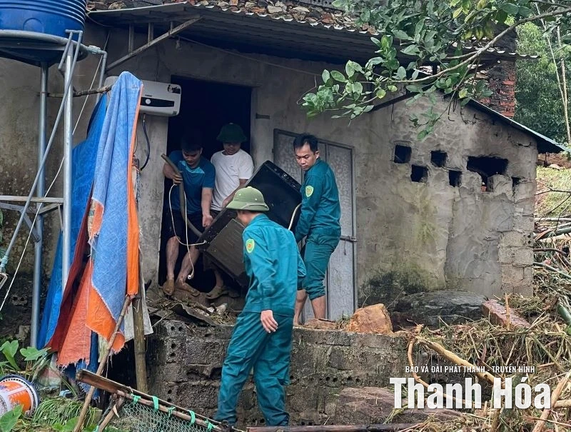 Thôn Chiềng Chanh (Cẩm Thạch) sạt lở nghiêm trọng