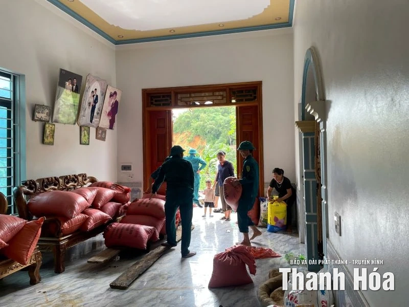 Thôn Chiềng Chanh (Cẩm Thạch) sạt lở nghiêm trọng