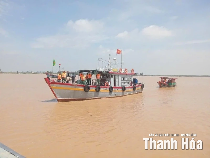 Bộ đội Biên phòng Thanh Hóa phối hợp kịp thời cứu hộ tàu gặp nạn trên biển