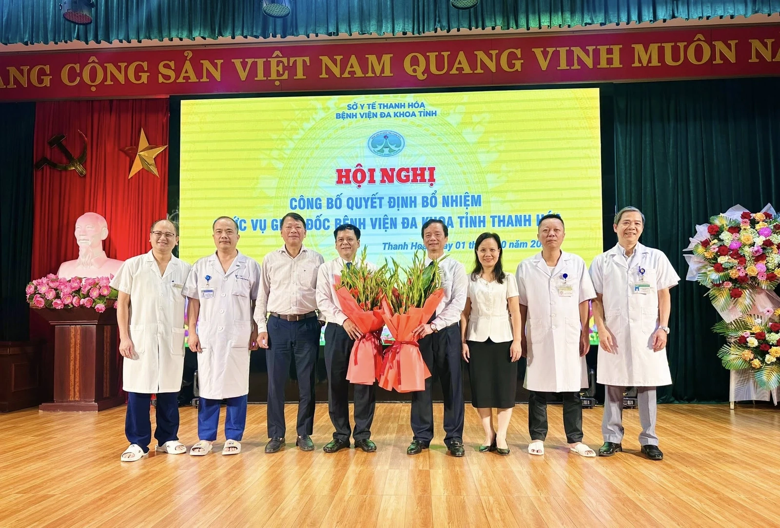 Công bố quyết định bổ nhiệm Giám đốc Bệnh viện Đa khoa tỉnh Thanh Hóa