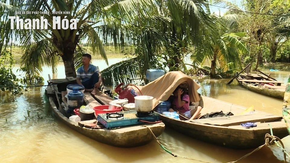 Quảng Ngọc: Nỗ lực đảm bảo an toàn, chăm lo đời sống người dân vùng ngập lụt