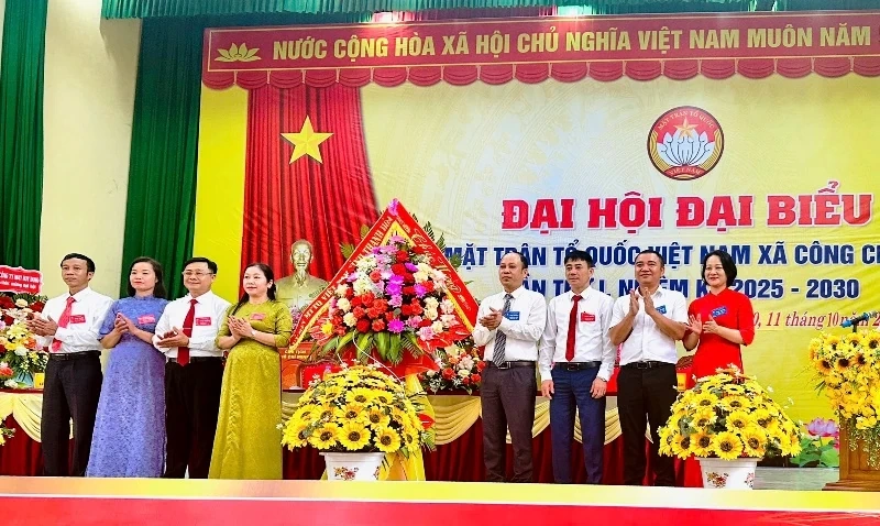 Đại hội MTTQ xã Công Chính lần thứ I: “Đoàn kết - Dân chủ - Đổi mới - Sáng tạo - Phát triển”