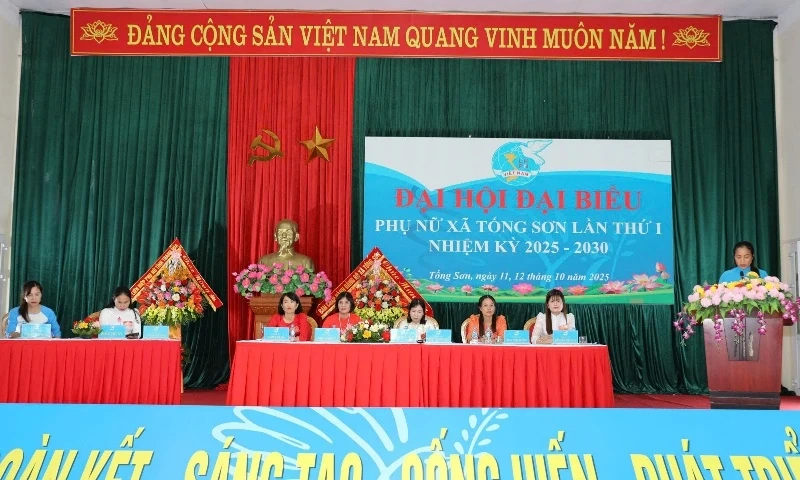 Phụ nữ xã Tống Sơn góp phần xây dựng nông thôn mới nâng cao