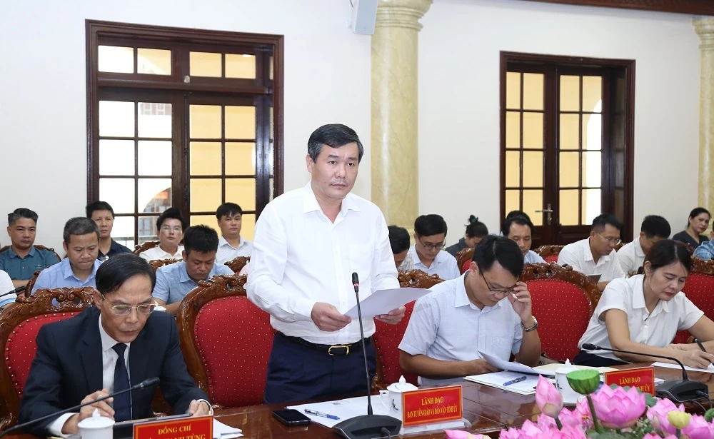 Họp báo thông tin về Đại hội Đảng bộ tỉnh Thanh Hóa lần thứ XX, nhiệm kỳ 2025-2030