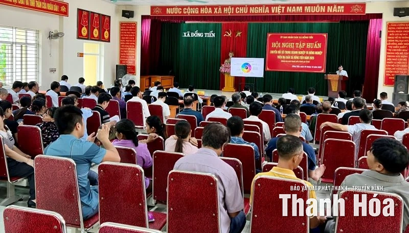 Xã Đồng Tiến nâng cao năng lực chuyển đổi số cho doanh nghiệp và nông nghiệp