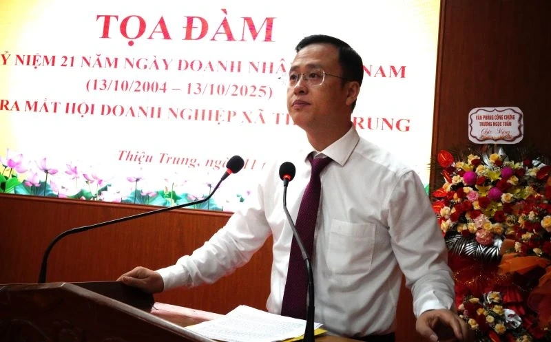 Thành lập Hội Doanh nghiệp xã Thiệu Trung