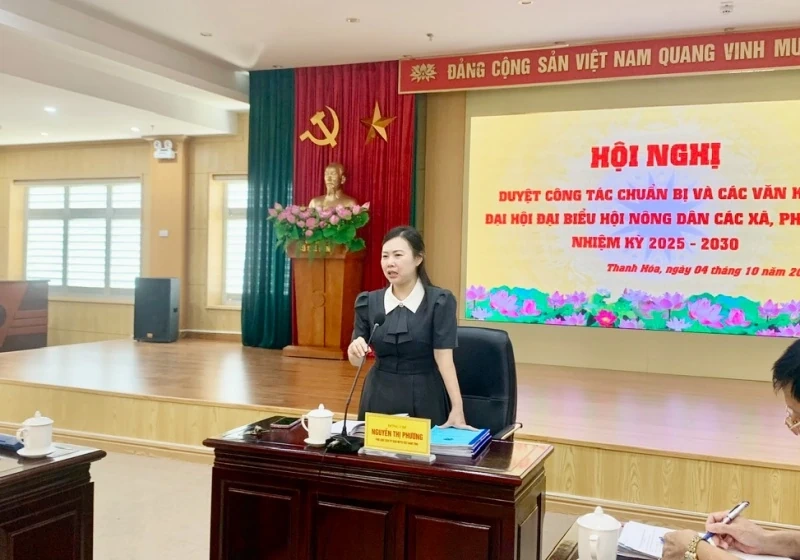 Hoàn tất công tác chuẩn bị tổ chức Đại hội đại biểu Hội Nông dân 166 xã, phường