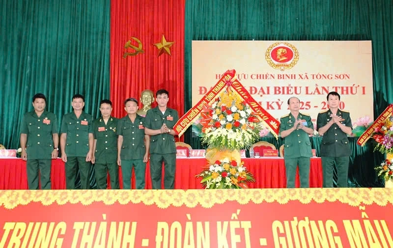 Đại hội đại biểu Hội cựu chiến binh xã Tống Sơn lần thứ I, nhiệm kỳ 2025 - 2030