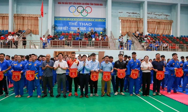 Hơn 300 vận động viên tham gia giải Vovinam tỉnh Thanh Hoá