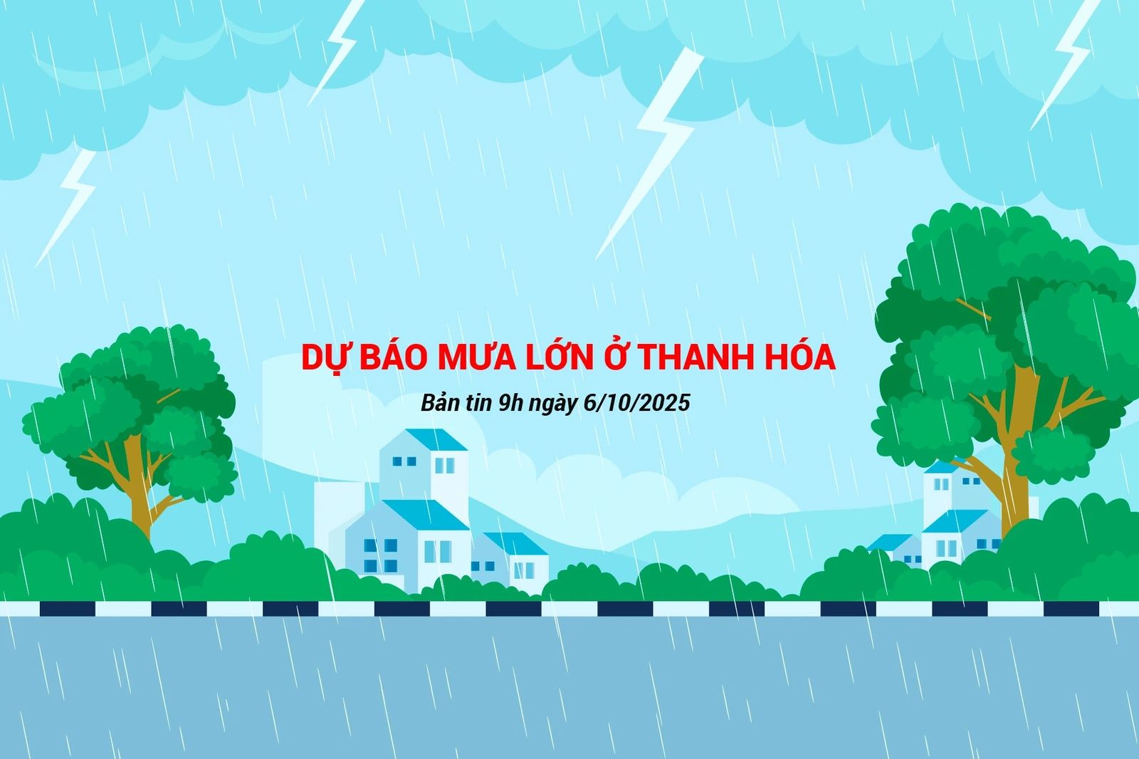 [Interactive] Dự báo mưa lớn ở Thanh Hóa