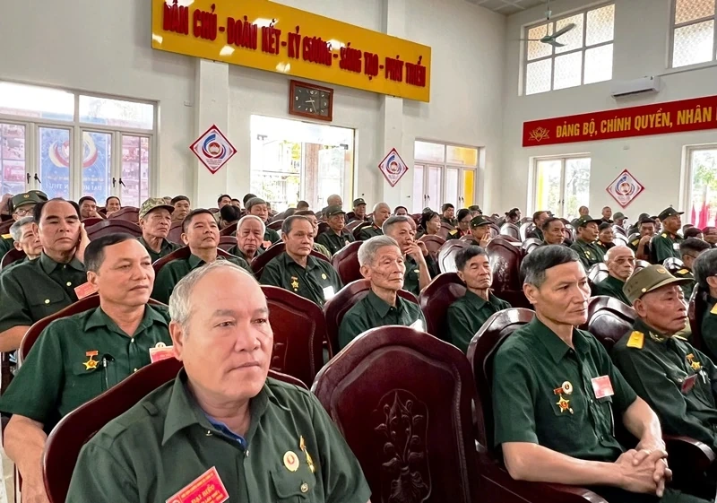 Đại hội đại biểu Hội cựu chiến binh xã Cẩm Tú