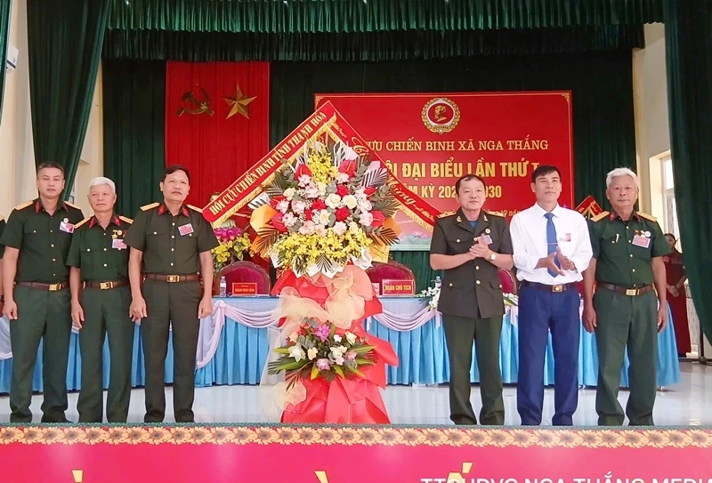 Đại hội đại biểu Hội CCB xã Nga Thắng lần thứ I