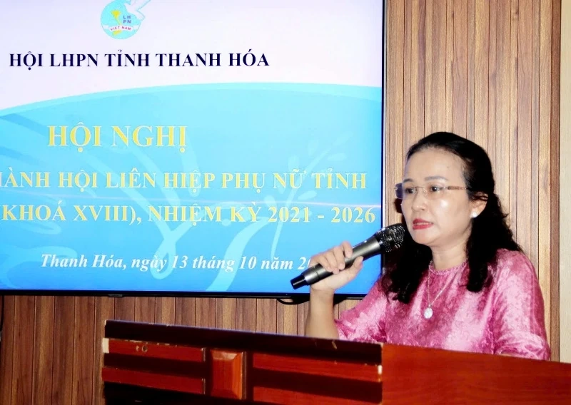 Đồng chí Lương Thị Hạnh được bầu làm Chủ tịch Hội LHPN tỉnh, nhiệm kỳ 2021 - 2026