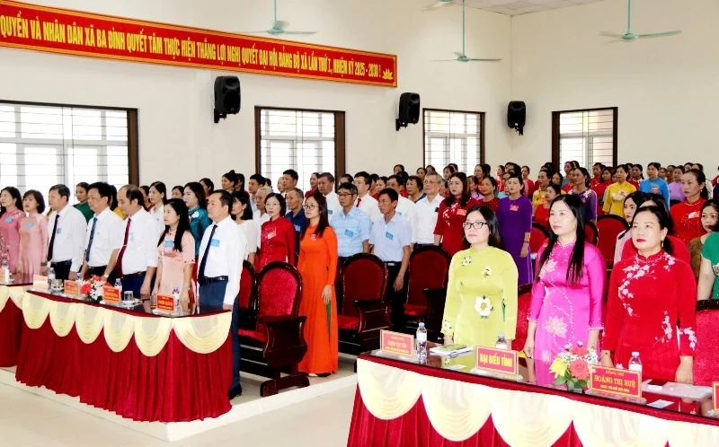 Phụ nữ xã Ba Đình: phát huy truyền thống, bản lĩnh, trí tuệ, khát vọng vươn lên trong kỷ nguyên mới