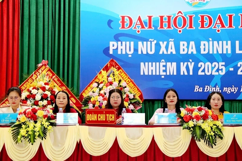 Phụ nữ xã Ba Đình: phát huy truyền thống, bản lĩnh, trí tuệ, khát vọng vươn lên trong kỷ nguyên mới