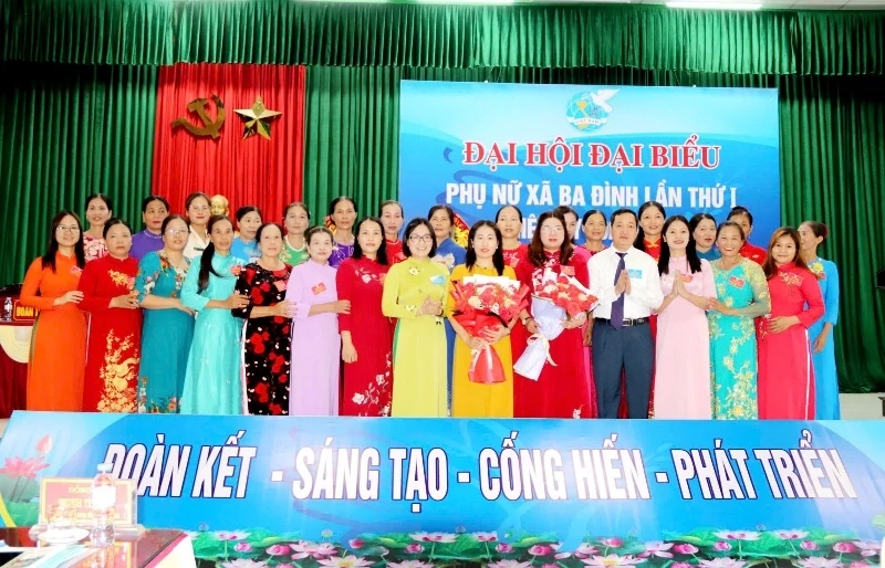 Phụ nữ xã Ba Đình: phát huy truyền thống, bản lĩnh, trí tuệ, khát vọng vươn lên trong kỷ nguyên mới