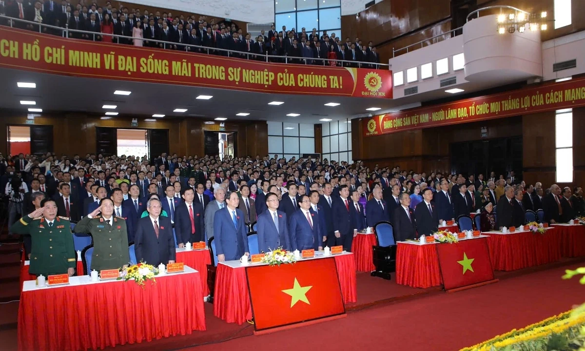 Khai mạc trọng thể Đại hội đại biểu Đảng bộ tỉnh Thanh Hóa lần thứ XX, nhiệm kỳ 2025-2030