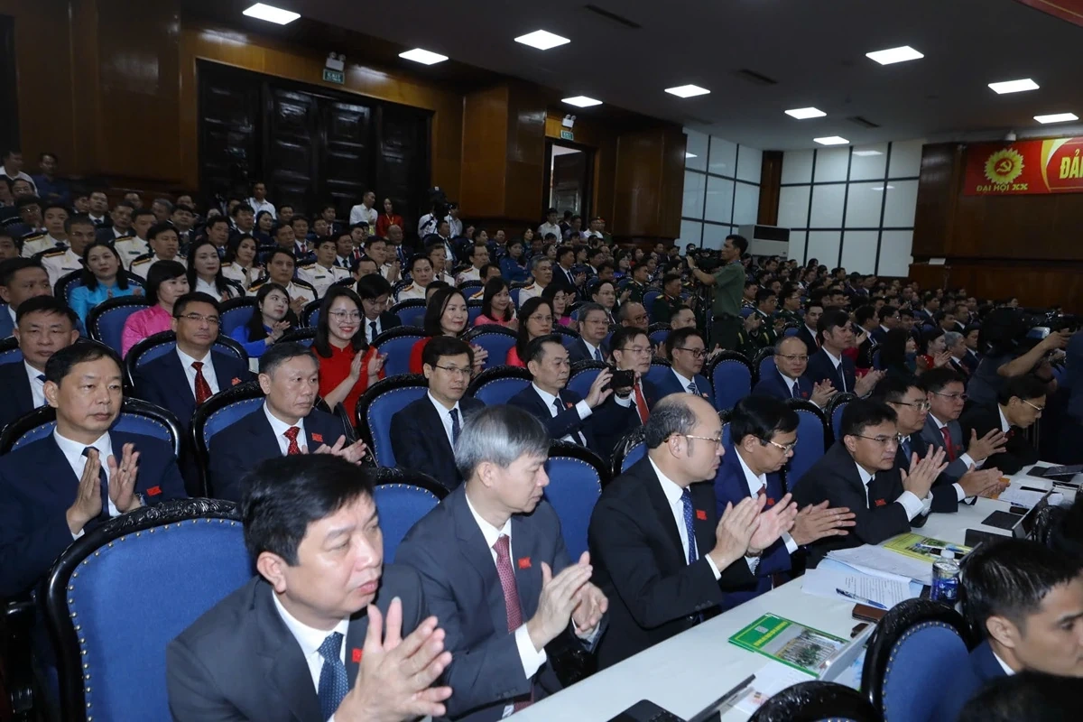Khai mạc trọng thể Đại hội đại biểu Đảng bộ tỉnh Thanh Hóa lần thứ XX, nhiệm kỳ 2025-2030