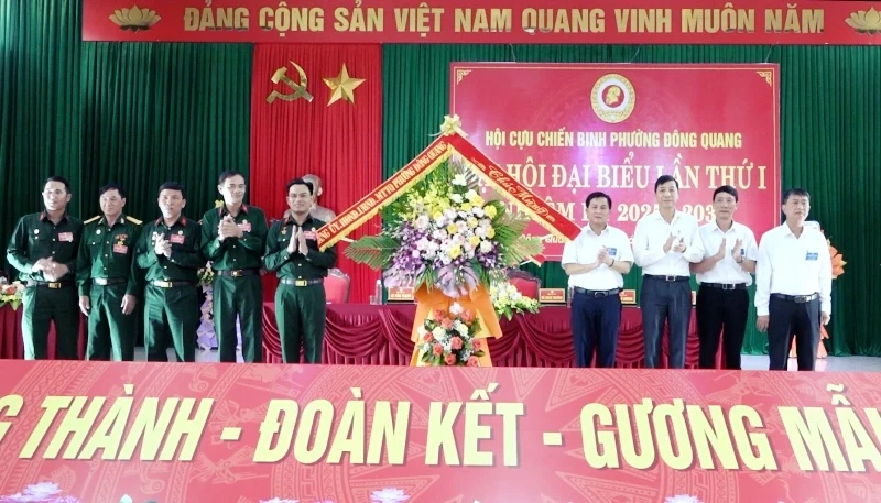 Đại hội đại biểu Hội Cựu chiến binh phường Đông Quang