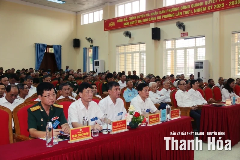 Đại hội đại biểu Hội Cựu chiến binh phường Đông Quang