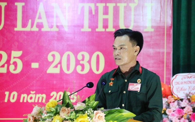 Đại hội đại biểu Hội Cựu chiến binh phường Đông Quang