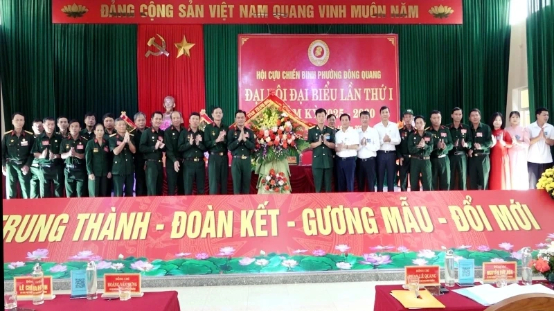 Đại hội đại biểu Hội Cựu chiến binh phường Đông Quang