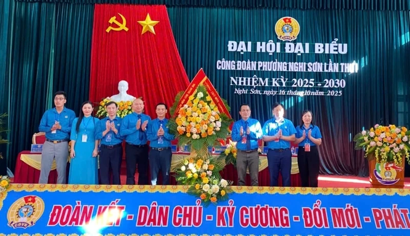 Công đoàn phường Nghi Sơn nâng cao vai trò đại diện, chăm lo người lao động