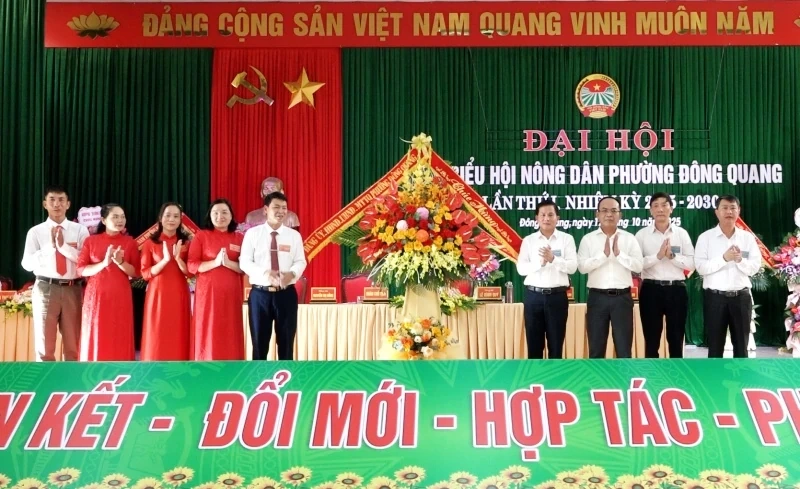 Đại hội đại biểu Hội Nông dân phường Đông Quang lần thứ I