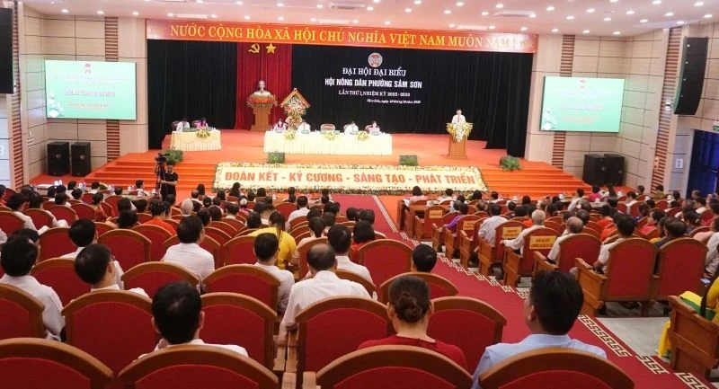 Đại hội Hội Nông dân phường Sầm Sơn lần thứ I
