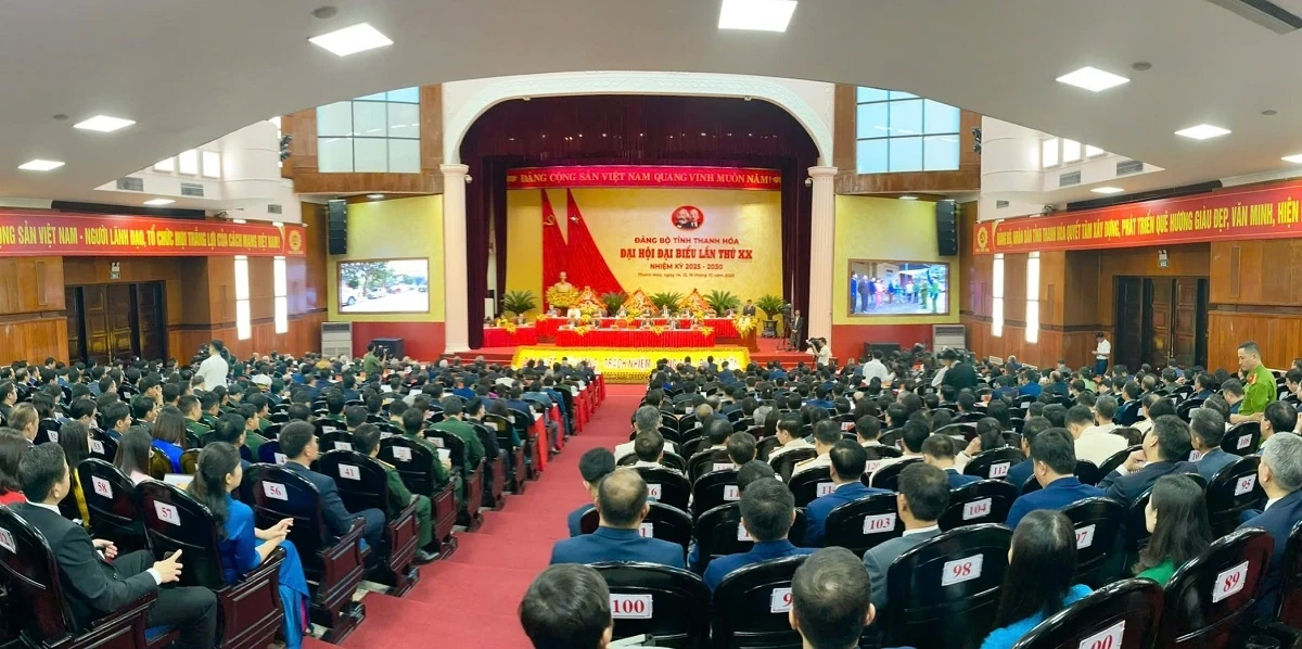 Diễn văn khai mạc Đại hội Đại biểu Đảng bộ tỉnh Thanh Hóa lần thứ XX, nhiệm kỳ 2025 - 2030