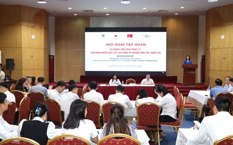 Tập huấn kỹ năng trợ giúp pháp lý cho nạn nhân bạo lực gia đình và người dân tộc thiểu số