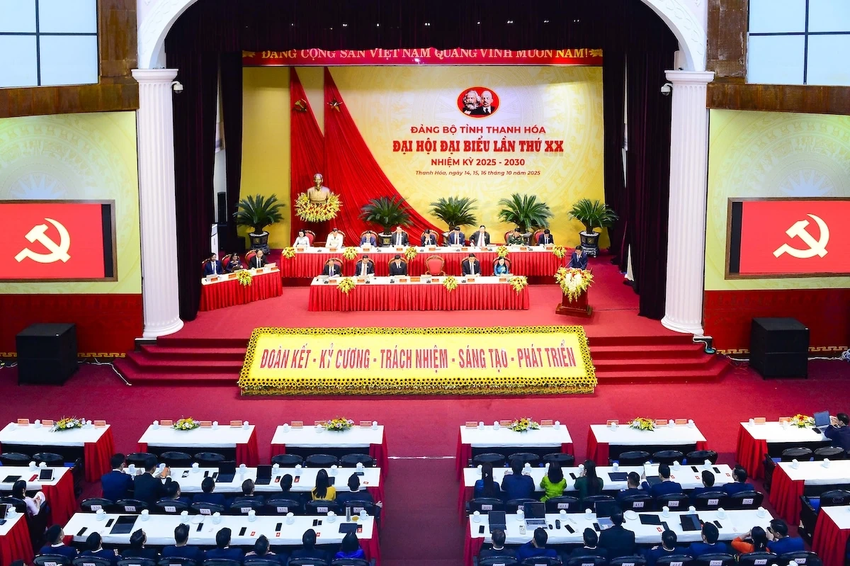 Đại hội đại biểu Đảng bộ tỉnh Thanh Hóa lần thứ XX, nhiệm kỳ 2025-2030 hoàn thành phiên trù bị