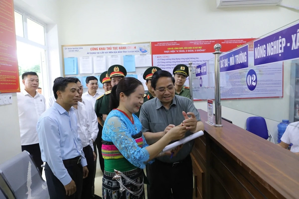 Thủ tướng Chính phủ Phạm Minh Chính dự lễ khởi công Trường nội trú liên cấp Tiểu học và THCS Bát Mọt
