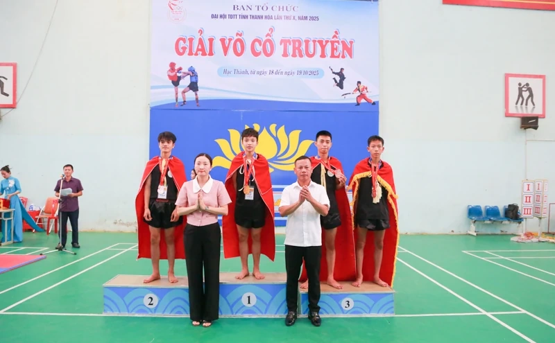 Bế mạc Giải Võ cổ truyền trong chương trình Đại hội Thể dục thể thao tỉnh Thanh Hóa lần thứ X, năm 2025
