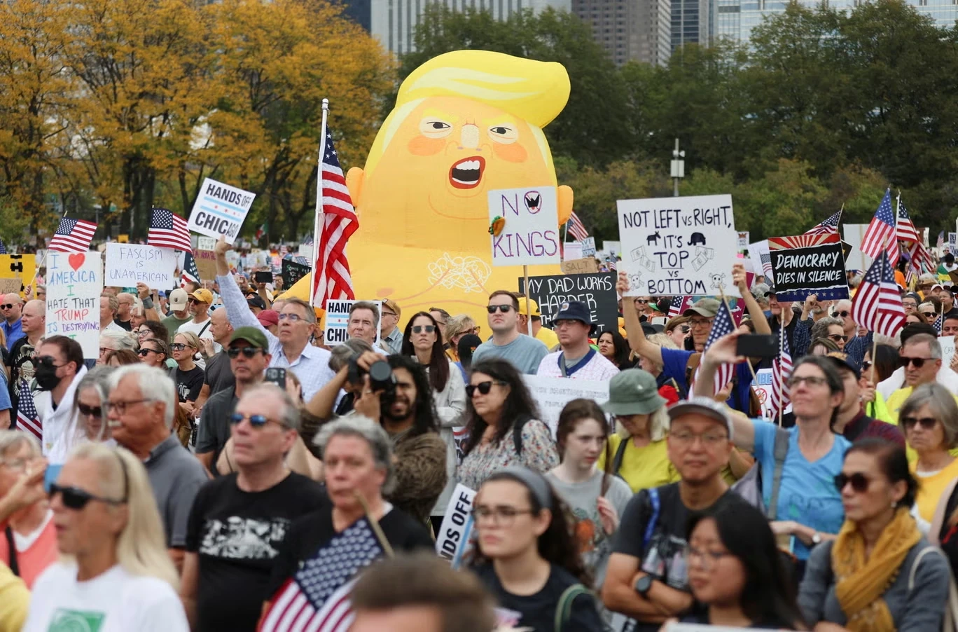 Hàng triệu người Mỹ biểu tình phản đối chính sách của Tổng thống Trump