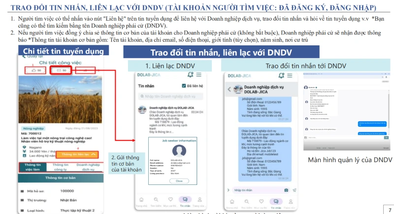 Hỗ trợ kết nối thông tin việc làm cho người lao động 