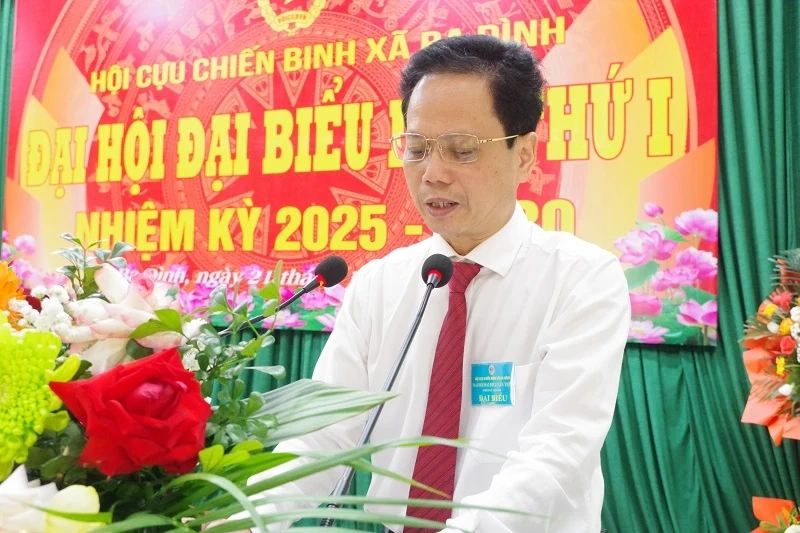 Đại hội đại biểu Hội Cựu chiến binh xã Ba Đình
