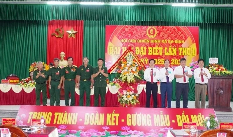 Đại hội đại biểu Hội Cựu chiến binh xã Ba Đình
