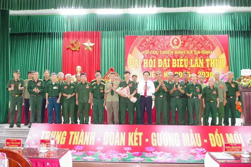Đại hội đại biểu Hội Cựu chiến binh xã Ba Đình