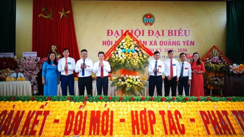 Đại hội đại biểu Hội Nông dân xã Quảng Yên lần thứ nhất